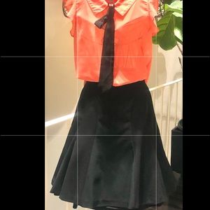 DKNY mini black dress.